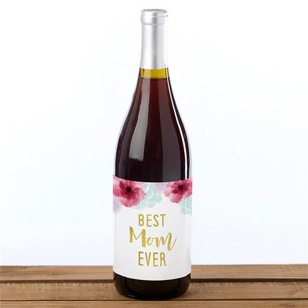 KATE ASPEN Kate Aspen 32220NA Mothers Day Wine Bottle Label; Set of 6 32220NA